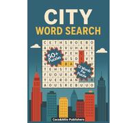 City Word Search Puzzle Book: Travel Word search Puzzle book about Famous Cities, Towns and places | For Adult, Seniors and Teens | 6x9 inches, 110 ... | Gift for Vacations, Holidays and Free times