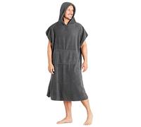 CityComfort Beach Towel for Adults Robes Women Men Cotton Towelling Poncho Changing Robe Wearable Towel Adult (S-M, Charcoal)