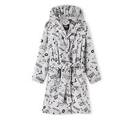 CityComfort Boys Dressing Gown, Gaming Fleece Dressing Gown For Kids 7-14 Years (Grey, 11_years)