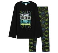 CityComfort Boy's Pyjama Set in Black | Size: 7-8 Years CityComfort Black 7-8 Years