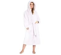 CityComfort Dressing Gown Women, Fluffy Bath Robes for Women, Gifts for Her (L, Pink)