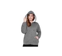 CityComfort Womens Hoodie with Fleece Lining Zip Hoodie Women Teenagers S-XL Warm Cosy Outerwear Full Zip Loungewear Gifts for Her (Charcoal, M)