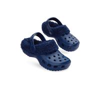 CityComfort Girl's Sherpa Clogs in Navy | Size: Infant 9 CityComfort Navy Infant 9