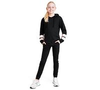 CityComfort Girls Tracksuit, 2 Piece Hoodie and Jogging Bottoms Set - Kids Activewear (Holographic, 11-12 Years)