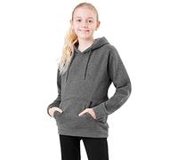 CityComfort Hoodie For Boys Kids Pullover Hooded Sweatshirts (5-6 Years, Charcoal)
