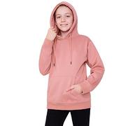 CityComfort Hoodie For Boys Kids Pullover Hooded Sweatshirts (5-6 Years, Dusky Pink)
