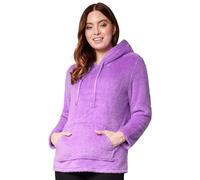 CityComfort Hoodies for Women and Teenagers - Super Soft Fluffy Hoodie Pullover Ladies Fleece Jumper - S-XL Fleece Lounge Wear - Gifts for Her (Purple, L)