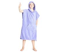 CityComfort Kids Hooded Towel Poncho, Absorbent Cotton Changing Robe for Beach