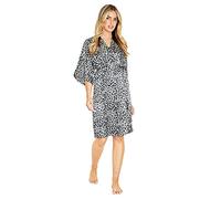 CityComfort Kimono Dressing Gowns, Women's Satin Robe, Ladies Dressing Gowns (Animal Print, M)