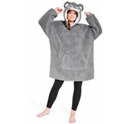 Citycomfort Koala Oversize Poncho In Grey Grey