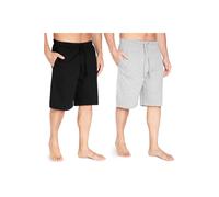 CityComfort Men's 2 Pack Pyjama Shorts | Size: XL CityComfort Multicolor XL