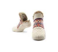 CityComfort Men's Comfortable Socks Slippers in Cream CityComfort Cream One Size