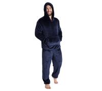 CityComfort Men's Pyjama Set in Navy | Size: 2XL CityComfort Navy 2XL