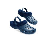 CityComfort Men's Sherpa Clogs in Dark Blue | Size: 9 CityComfort Dark Blue 9