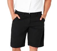 CityComfort Mens Shorts with Pockets 100% Cotton Chino Shorts Summer Essentials Lightweight Smart Casual Work Holiday (Black, 2XL)