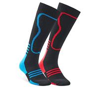 CityComfort Mens Ski Socks Thermal Socks Multipack 6-11 High Performance Long Winter Socks for Snowboarding Walking Hiking Climbing (Pack of 2)