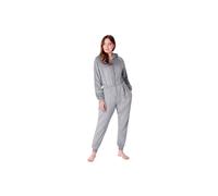 CityComfort Onesies for Women Soft Comfy Fleece Pyjamas Nightwear for Women Fluffy Fleece Onesie Lounge Wear Sizes S-XL (Slate Grey, XL)