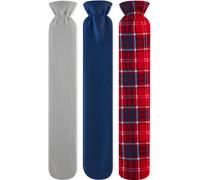 Citycomfort Random Selection Long Hot Water Bottles 2 Litre Natural Rubber Multi One Size