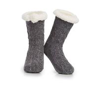 Citycomfort Slippers Knitted In Charcoal Charcoal One Size