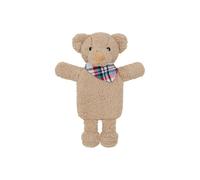 CityComfort Teddy Hot Water Bottle with Animal Fleece Cover in Beige CityComfort Beige