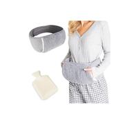 Citycomfort Waist Hot Water Bottle In Grey Grey One Size