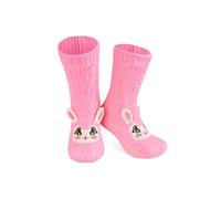 CityComfort Women's Bunny Slipper Socks in Pink CityComfort Pink One Size