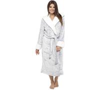 CityComfort Women's Dressing Gown With Hood in Grey | Size: Small CityComfort Grey S