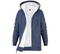 CityComfort Womens Hoodie with Fleece Lining Zip Hoodie Women Teenagers S-XL Warm Cosy Outerwear Full Zip Loungewear Gifts for Her (Navy, XL)