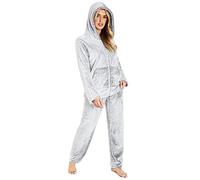 CityComfort Women's Pyjama Sets, Lounge Wear Sets For Women UK S - XL (XL, TwoToneGrey)