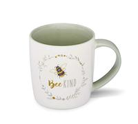 Cooksmart British Designed Barrel Coffee Mug | Ceramic Coffee Mugs for Home or Work | Large Mugs for Hot Drinks | Tea and Coffee Cups (Bumble Bees Kind)