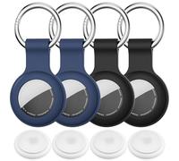 Citymore For AirTag Holder 4-Pack，PX6 Waterproof Airtag Keyring, Anti-Lost, Scratch-Resistant Case for Apple AirTags - for Keys, Pets, Luggage