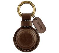 Citymore for AirTag Holder,for Genuine Leather Airtag 2 Keyring,Anti-Lost,Scratch-Resistant Air tag Case for Apple AirTag 1st & 2nd Generation-for Keys,Pets,Backpack,Luggage
