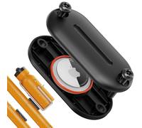 citymore Waterproof For Apple Airtag Bike Mount,Anti-Theft Airtag Bike Holder for Bicycle,Hidden Under Bottle Cage, Extended M5 Black Safety Screws with Driver