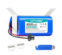 CITYORK 14.4 V / 4000 mAh Battery for Lefant M210 M210B M210P M213 M213S M310 M310G Robot Vacuum Cleaner Battery (Not Compatible with Lefant 12.8V M210 Series Batteries)
