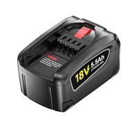 CITYORK 18V/5500mAh Replacement Battery for Flymo easihover mower, for Bosch PBA PSB PSR, for 18V Green tools Home 1880CV AL1810CV AL18815CV AL1830CV (Not for Bosch Unlimited series)