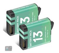 CITYORK (2-Pack) 2400 mAh Replacement Battery Enduro Battery, Rechargeable Durable Battery Sports Camera Accessories, High Capacity, Long Life, Easy Replacement