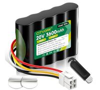 CITYORK 20V Robotic Lawnmower Battery for Landxcape LX790i LX790 LX792 LX795 LX796 LX797 LX992, for Worx Landroid S300, S390m2, S450i, S500i, S700i, for WR100SI, WR101SIWR102SI, WR103SI, WR104SI