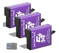 CITYORK 2250 mAh (3 Pack) Replacement Battery for DJI Osmo Action 5 Pro/Osmo Action 4/ Action 3/Osmo 360 Replacement Battery, Rechargeable Durable Sports Camera Accessories, High Capacity, Long