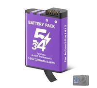 CITYORK 2250 mAh Replacement Battery for DJI-Osmo. Action 6 /Osmo 360/ Osmo Action 5 Pro/Osmo Action 4/Action 3/Extreme Battery, Rechargeable Long Life Battery Sports Camera Accessories, Long Life