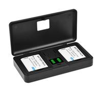 CITYORK EA-BP70A Camera Replacement Battery 2-Pack with Dual Battery Multi-Functional Charger Case for Samsung BP-70A ES73 ES74 PL80 PL100 Camera