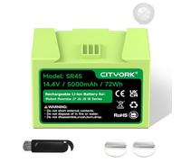 CITYORK Li-ion ABL-D1/ABL-D2 Replacement Battery for iRobot Roomba i7/i7+, i4/i4+, i3/i3+ Plus, e5/ e6, for iRobot Roomba J7/J7+, J6/J6+, J5+/J5, I8/I8+ Plus Battery- 14.4V 5000mAh