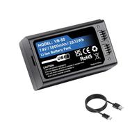 CITYORK VB 30 USB Replacement Battery 3800 mAh for V100, V1PRO-S, V1PRO-N, V1PRO-C, V1PRO-F, V1PRO-O, V1, V860III, V860III-S, V860III-C Camera Flash
