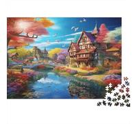 Cityscape Architecture Puzzles for Adults 1000 Pieces in Vibrant Colours Favourites Jigsaw As A Logic Skill Puzzle for Beautiful Decoration Puzzle 52x38cm/1000pcs