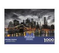 Cityscape at Night Thick Sturdy Cardboard Excellent Brain Game, Suitable for Improving Mental Flexibility And Focus 38x26cm/1000pcs