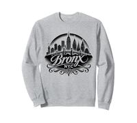 Cityscape Bronx NYC Typography Street Art Sweatshirt
