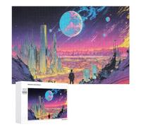 cityscape jigsaw puzzles 1000 pcs alien planet great gifts challenge toy educational game home decoration for adults& kids age 14 years up.