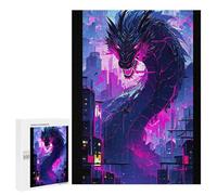 Cityscape Monster Attack - Challenging Puzzle for Adults, 500 PCS, Weekend Puzzle Project - to Assemble, Frame And Display
