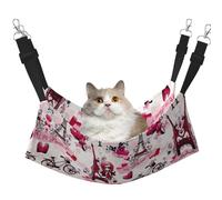 Cityscape Paris Eiffel Tower France Pet Cage Hammock,Warm Pet Hammock,Soft Hanging Cat Bed Mat Winter Warm