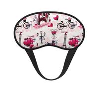 Cityscape Paris Eiffel Tower France Print Adjustable Eye Cover for Sleeping, Comfortable, Pressure-Free and Breathable Sleeping Masks
