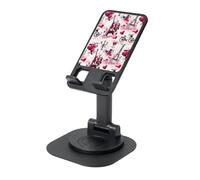 Cityscape Paris Eiffel Tower France Print Adjustable Foldable Phone Stand,360 Rotating Cell Phone Holder For Desk,Travel Essentials